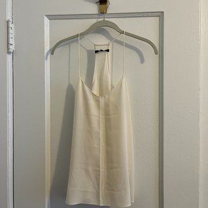 Tibi silk cami – cream/off white, Size 6